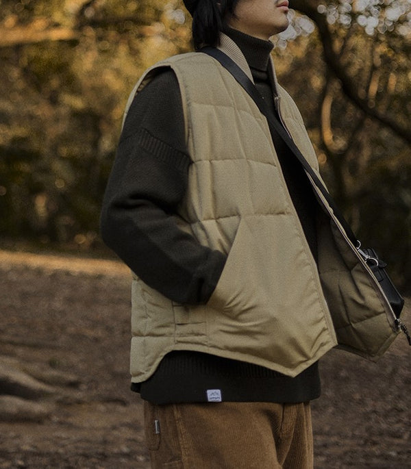 Down zip smart vest [IR675]