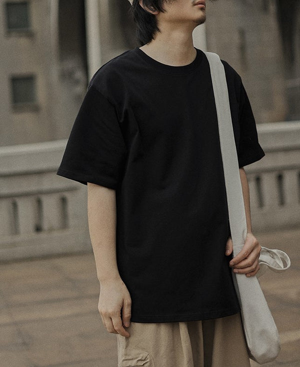 Basic plain T-shirt [IR511]