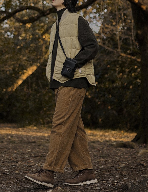 Down zip smart vest [IR675]