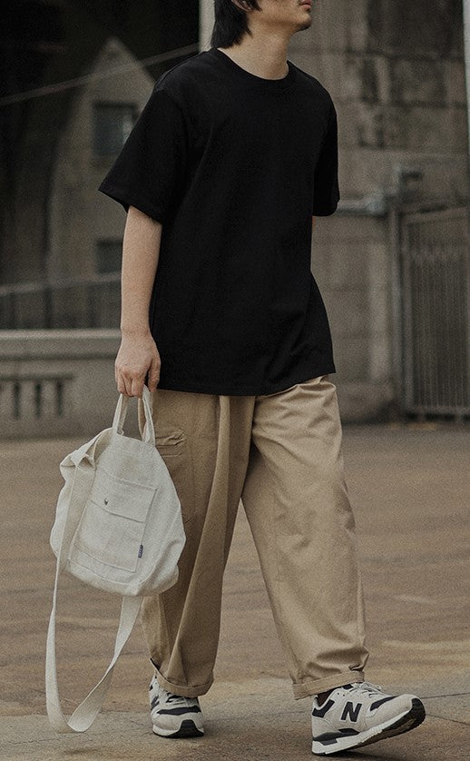 Basic plain T-shirt [IR511]