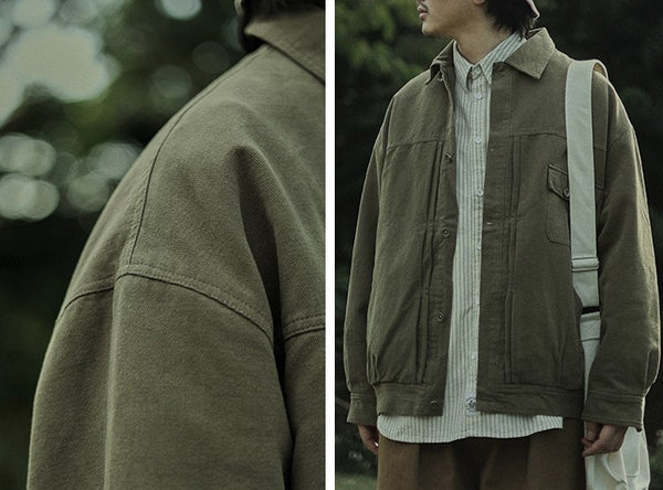 Loose chore jacket [IR429]