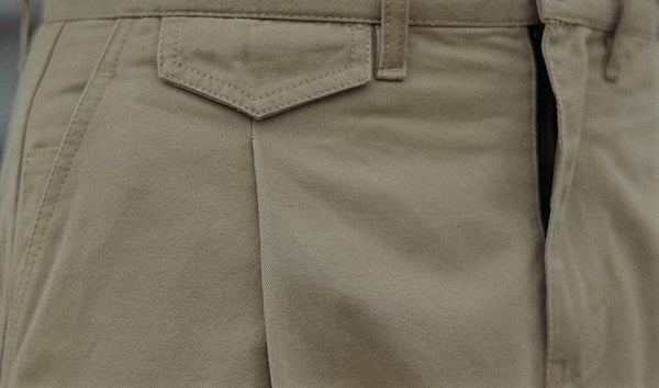 Loose straight pants [IR364]