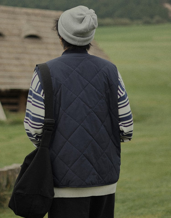 Quilted cotton vest [IR361]