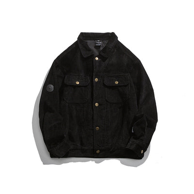 Corduroy button jacket [IR308]