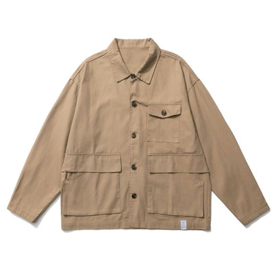 Multi-pocket button jacket [IR293]