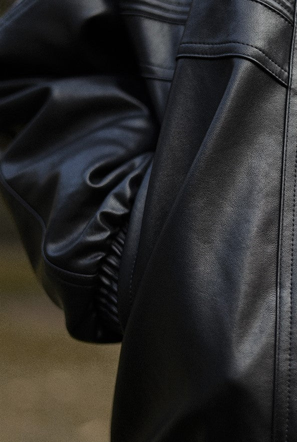 American retro leather jacket [IR676]