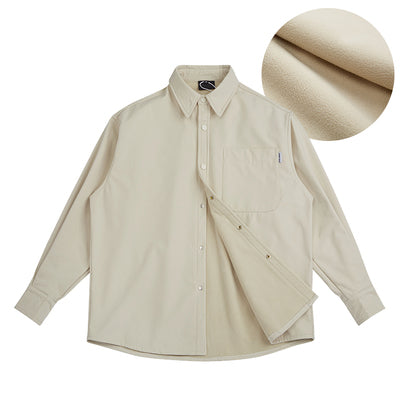 Snap button warm shirt [IR677]