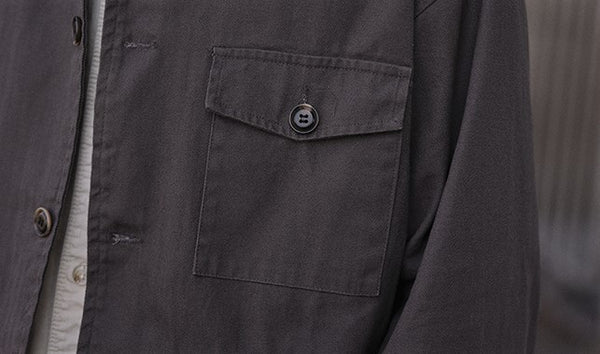 Multi-pocket button jacket [IR293]