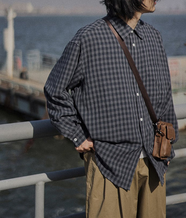 Casual check shirt [IR694]