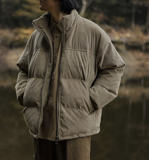 Corduroy zip jacket [IR658]