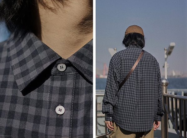 Casual check shirt [IR694]