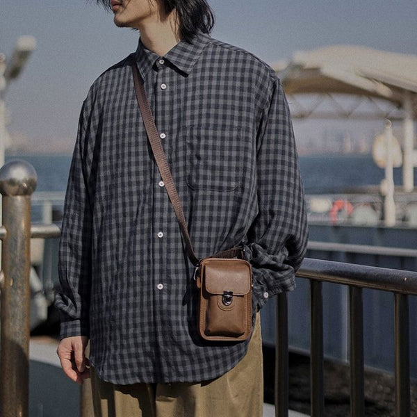 Casual check shirt [IR694]