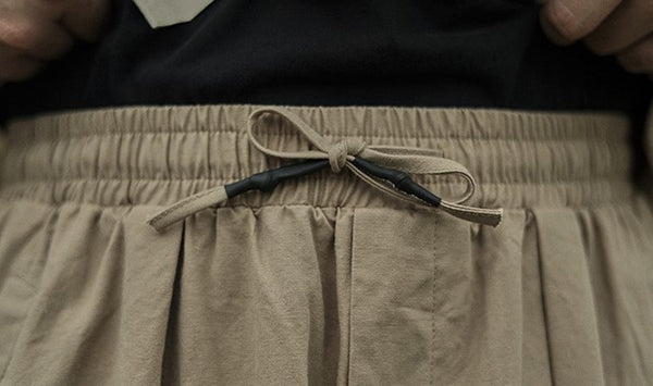 Drawstring casual pants [IR330]