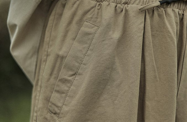 Drawstring casual pants [IR330]