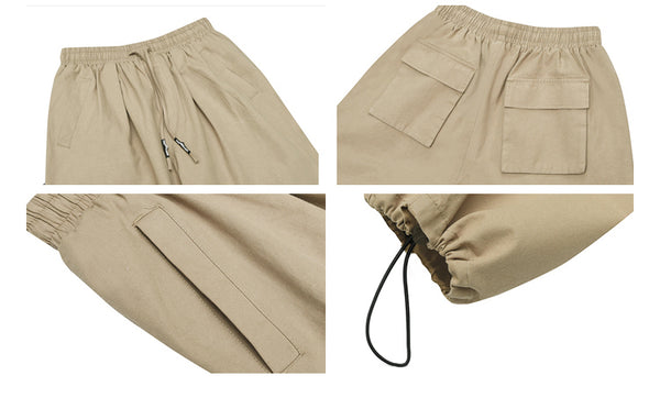 Drawstring casual pants [IR330]