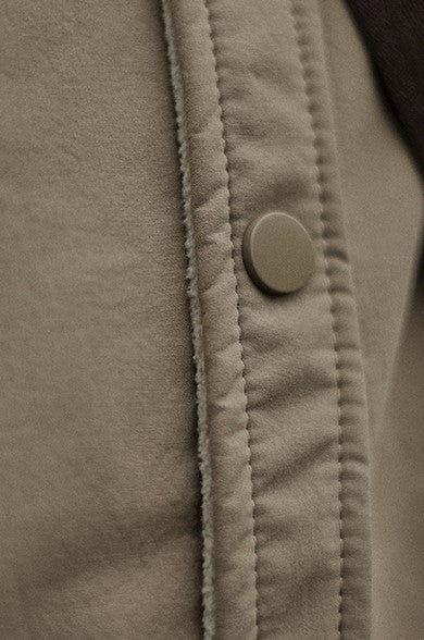 Snap button warm shirt [IR677]