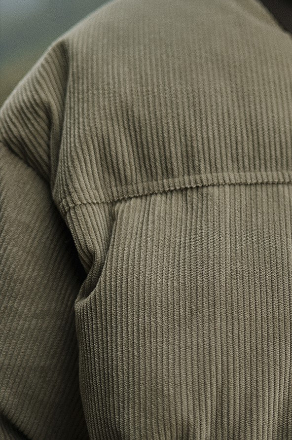 Corduroy zip jacket [IR658]