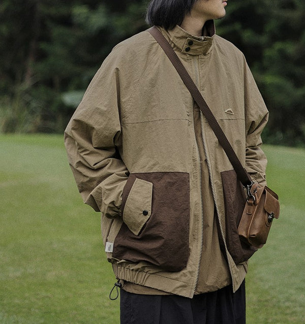 Outdoor stand collar jacket [IR695]