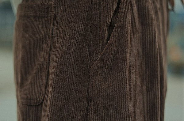 Corduroy wide leg pants [IR353]