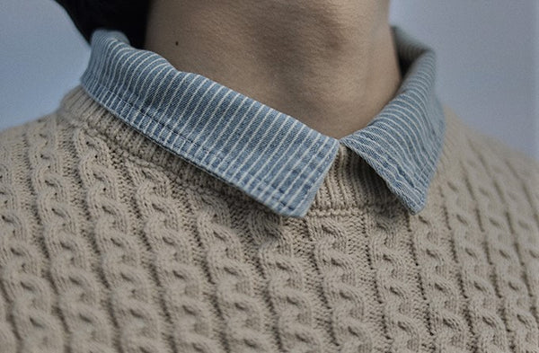 Pocket knit vest [IR311]