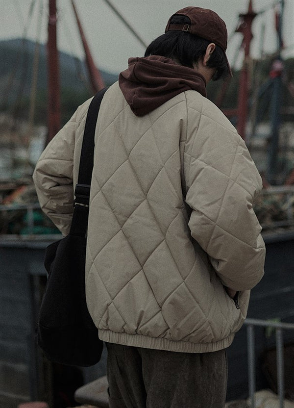 Quilted zip jacket [IR368]