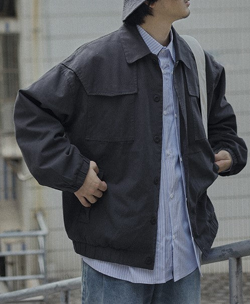 Casual button chore jacket [IR459]