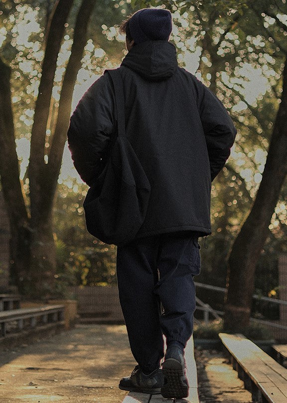 Mid-length hooded jacket [IR408]