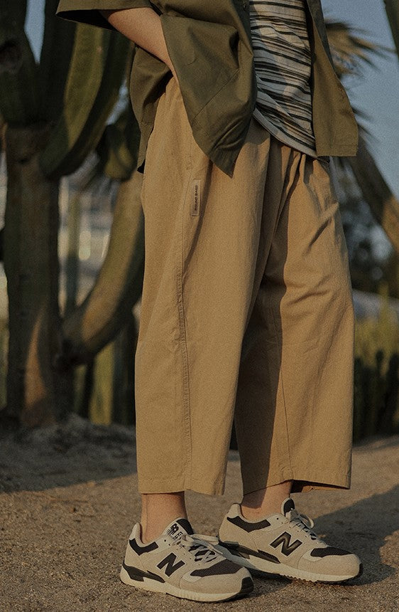 Wide tapered nine pants [IR495]