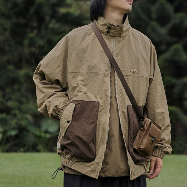 Outdoor stand collar jacket [IR695]