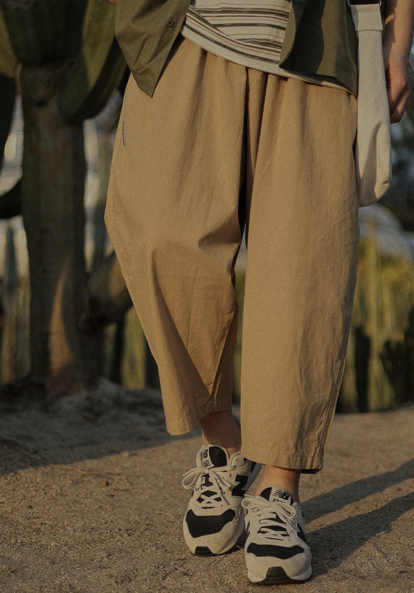 Wide tapered nine pants [IR495]