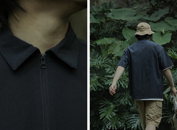 Half zip polo shirt [IR493]