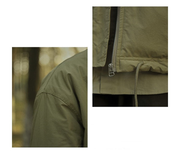 Casual zip blouson [IR404]