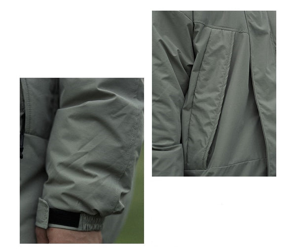 Stand collar jacket [IR373]