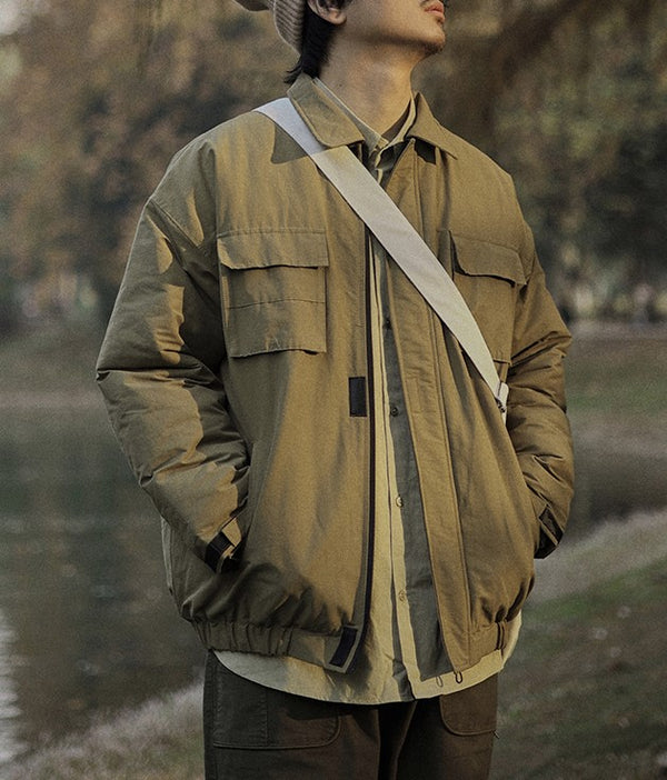 Multi-pocket zip jacket [IR407]