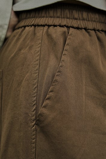 Big pocket wide pants [IR718]