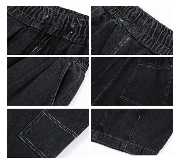 Ultra loose wide denim pants [IR413]