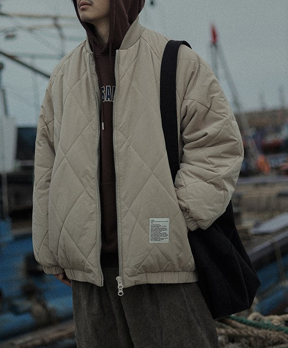 Quilted zip jacket [IR368]