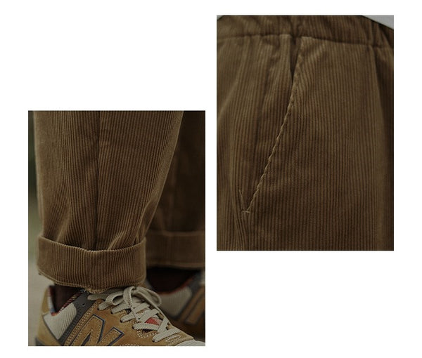 Corduroy casual pants [IR377]