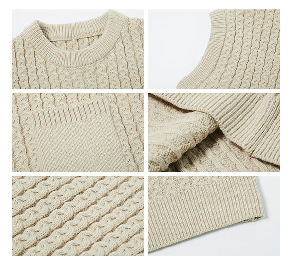 Pocket knit vest [IR311]