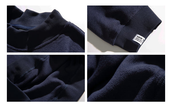 Half high collar fleece sweater [IR352]