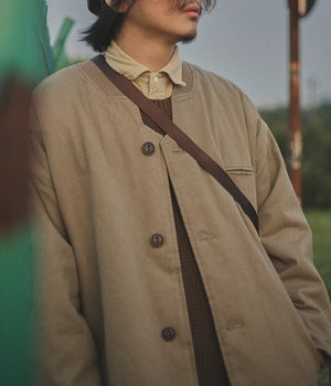 IRUMDROOM／Middle Length Coat／khaki