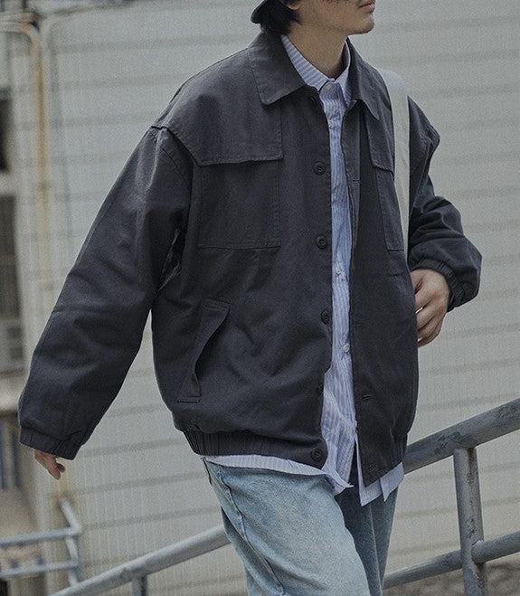 Casual button chore jacket [IR459]