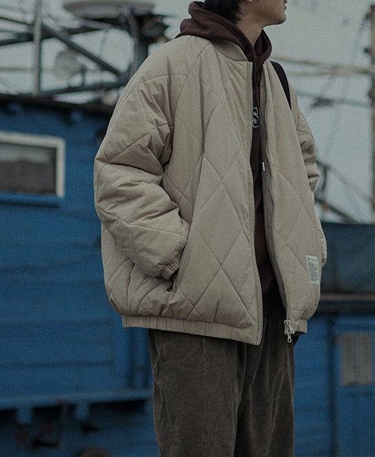 Quilted zip jacket [IR368]