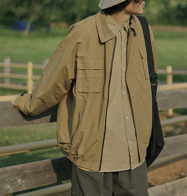 Multi-pocket casual jacket [IR303]