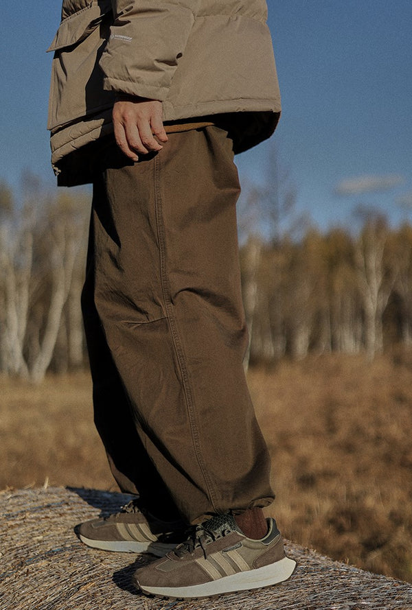 Loose straight wide pants [IR650]