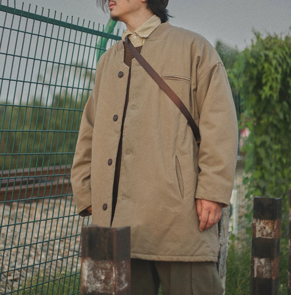 IRUMDROOM／Middle Length Coat／khaki