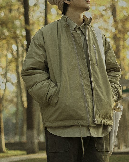 Casual zip blouson [IR404]