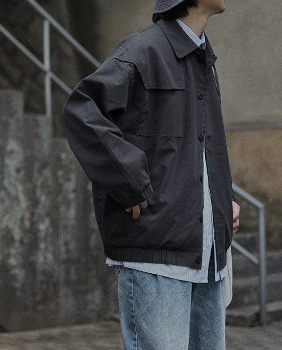 Casual button chore jacket [IR459]